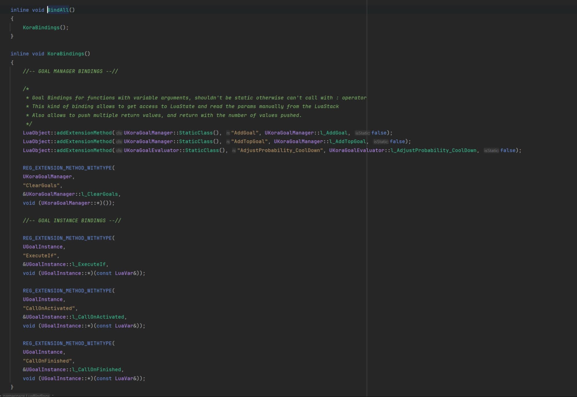 Kora — LUA Scripting UI