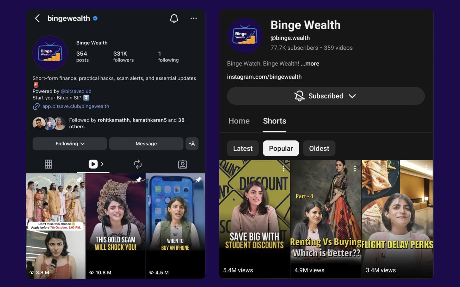 Binge Wealth cover